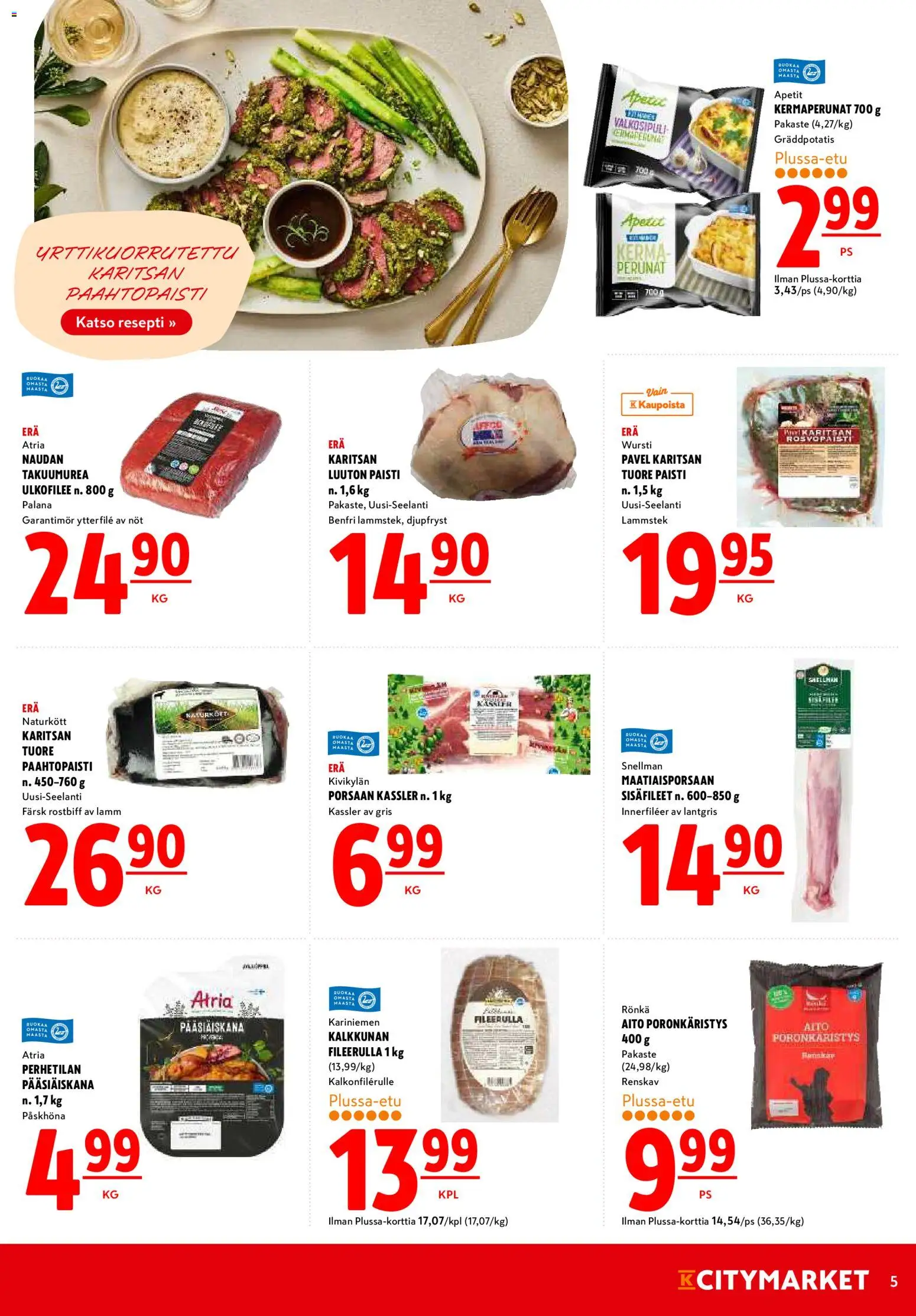K-Citymarket tarjoukset – voimassa 01.04.2026 alkaen | Sivu: 5