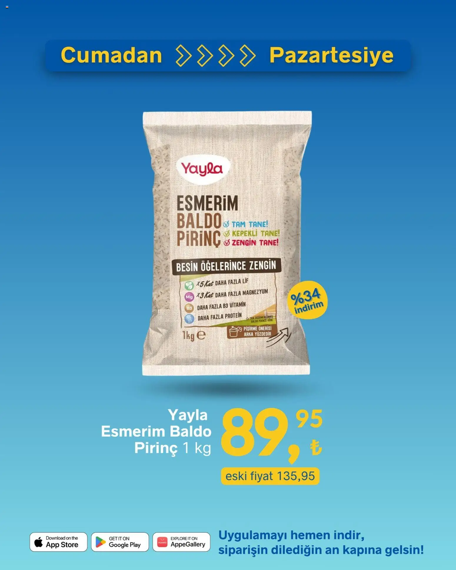 Gürmar - Flaş indirimler - 27.03.2026 tarihinden itibaren geçerlidir | Sayfa: 2 | Ürünler: Pirinç