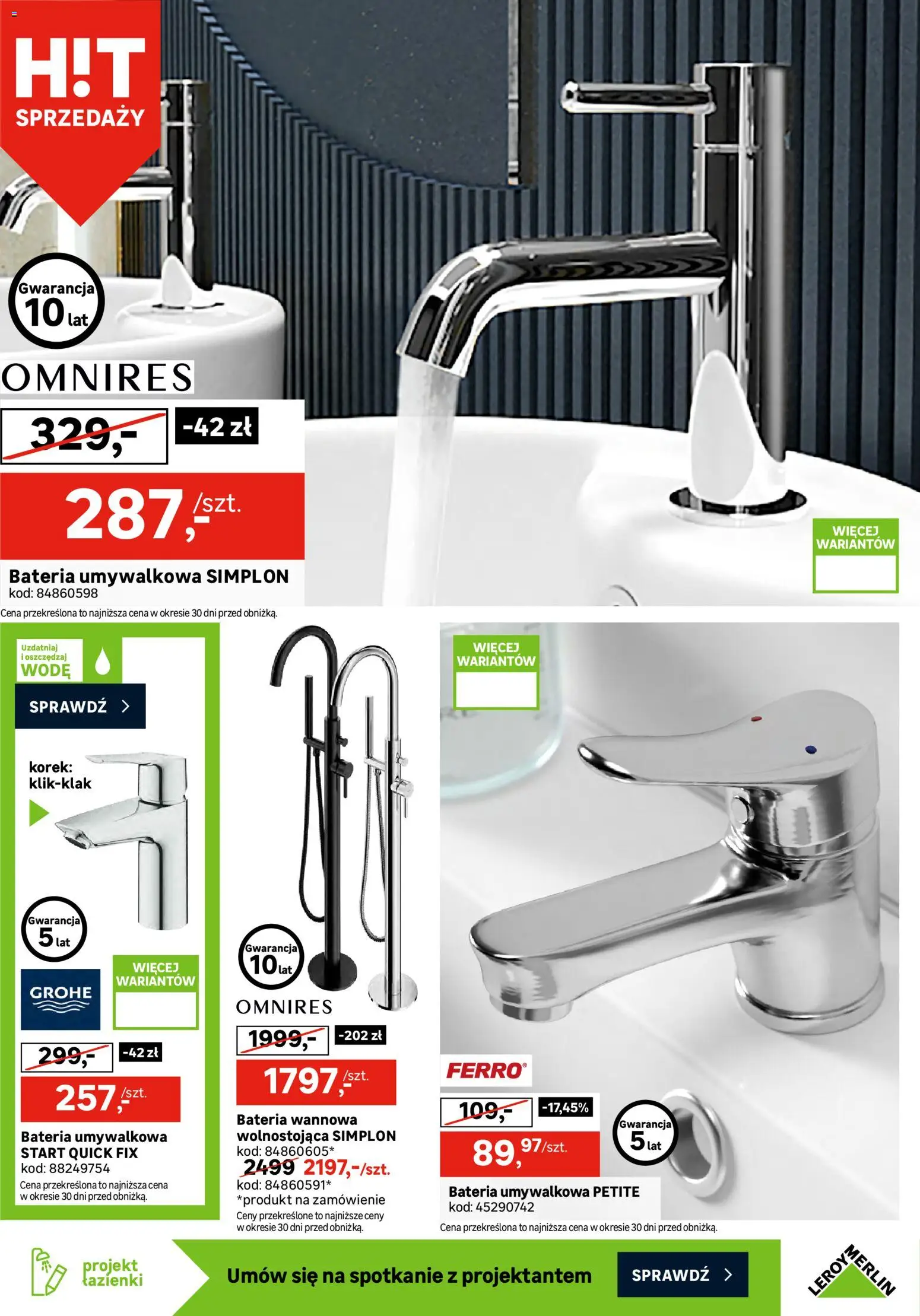 Leroy Merlin Gazetka od 30.12.2025 | Strona: 3 | Produkty: Bateria