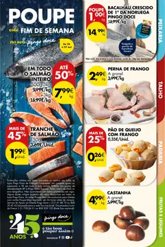 Pré-visualização Pingo Doce Poupe este Fim de Semana válido de 24.10.2025