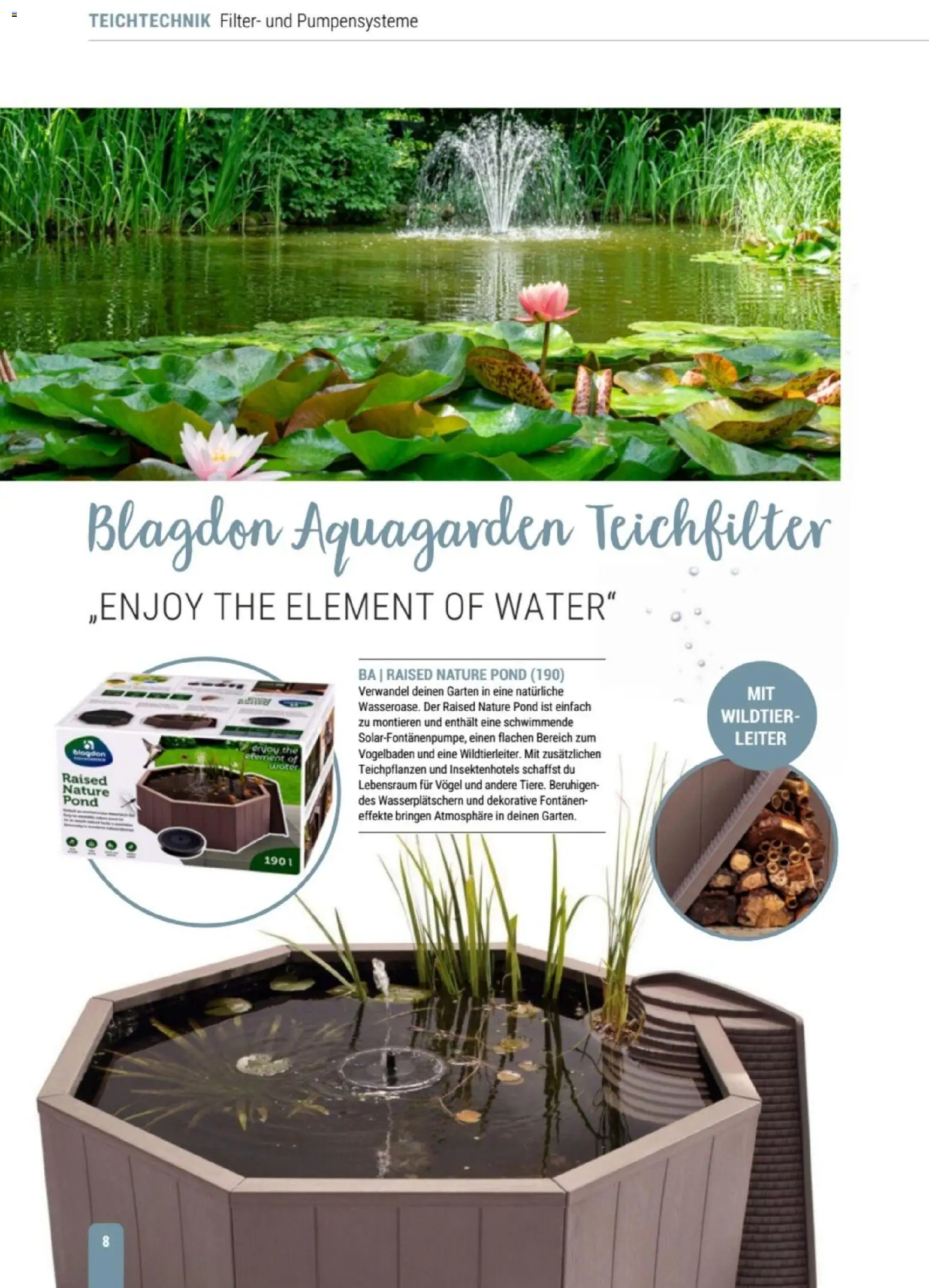 zookauf Themenkatalog Teich – gültig ab 23.03.2026 | Seite: 8