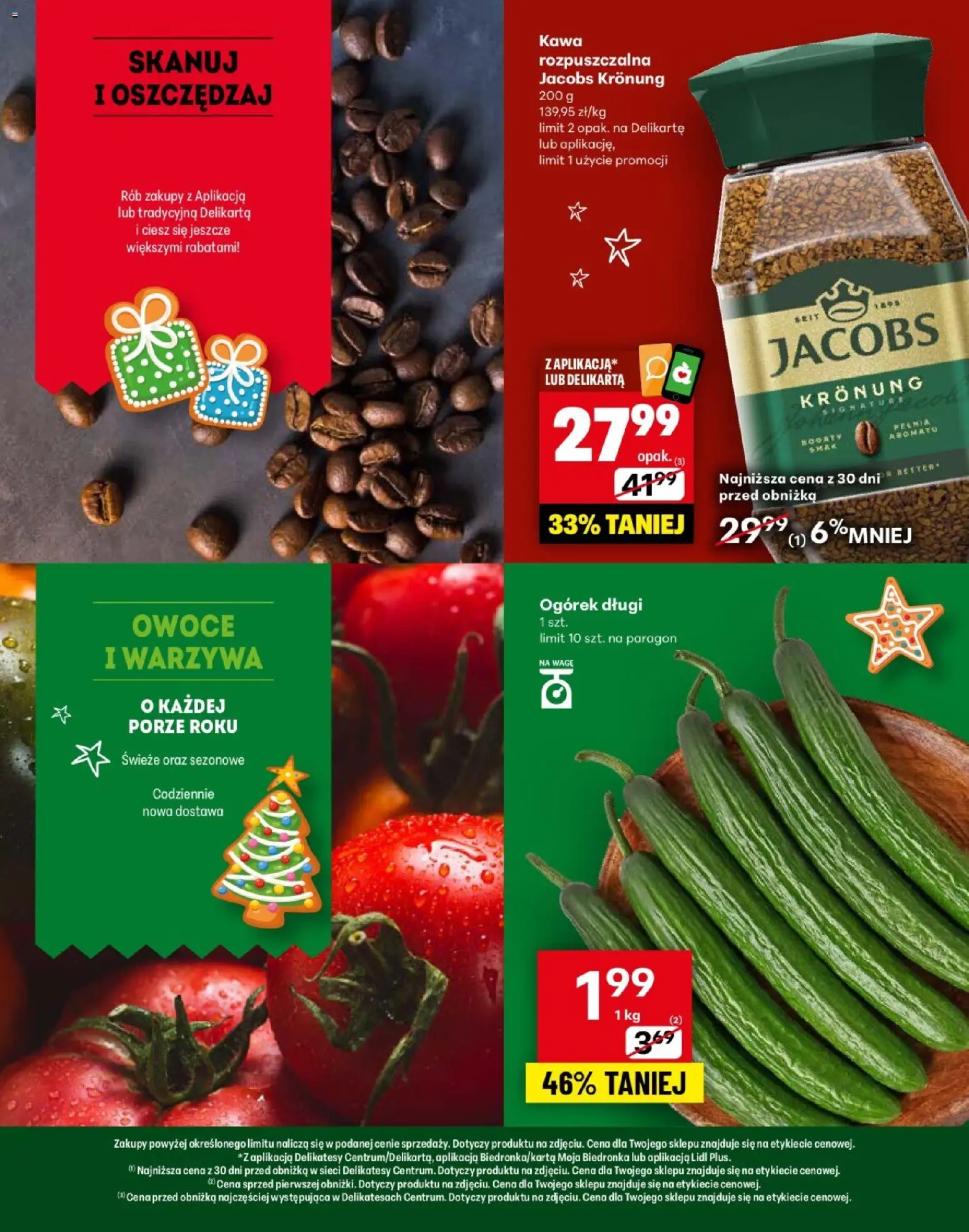 Delikatesy Centrum Gazetka - Wilkowice Otwarcie od 20.11.2025 | Strona: 2 | Produkty: Delikatesy, Kawa, Warzywa, Owoce