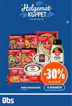 Forhåndsvisning av Coop Obs - Helgemat Kuppet gyldig fra 13.11.2025