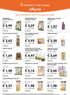 Anteprima del volantino Volantino Natura Sì	 valido a partire dal 03.12.2025 | Pagina: 21 | Prodotti: Cioccolato, Riso, Biscotti, Ricotta