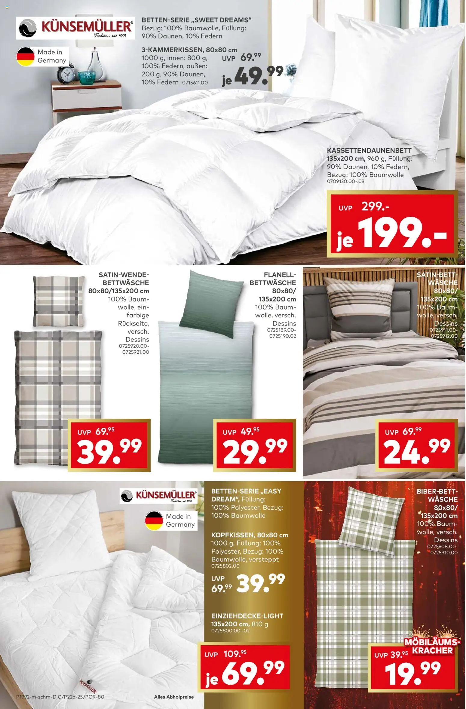 Porta! Must haves für die Adventszeit - Aachen – gültig ab 10.11.2025 | Seite: 6 | Produkte: Bettwäsche