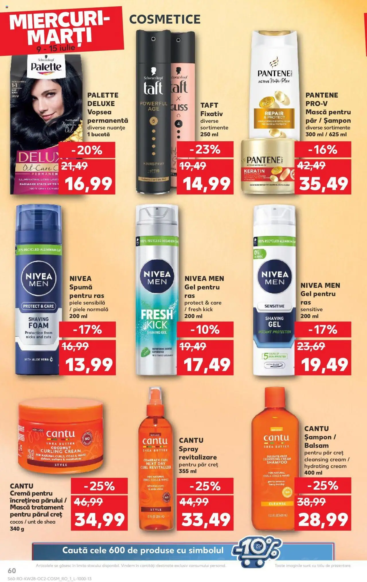 Catalog Kaufland - Bucureşti – valabil de la 09.07.2025 | Pagină: 60 | Produse: Aloe vera, Vopsea, Șampon, Balsam