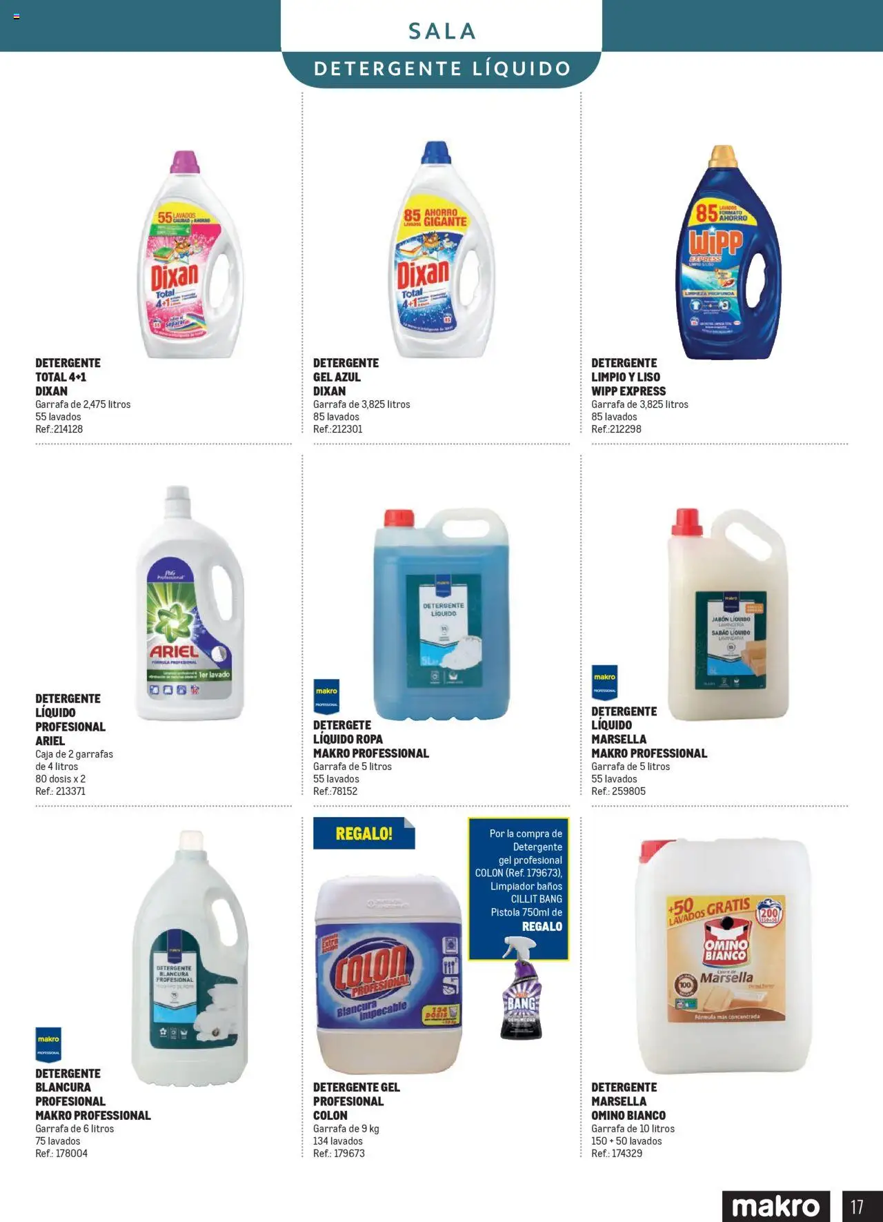 Makro - Catálogo Limpieza │ válido desde el 13.03.2025 | Página: 17 | Productos: Jabón, Ropa, Jabón líquido, Caja