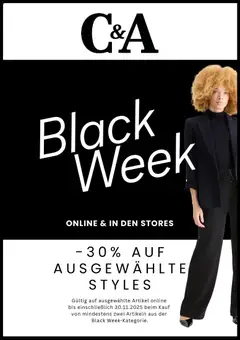 C&A - Black Friday ab 24.11.2025 gültig