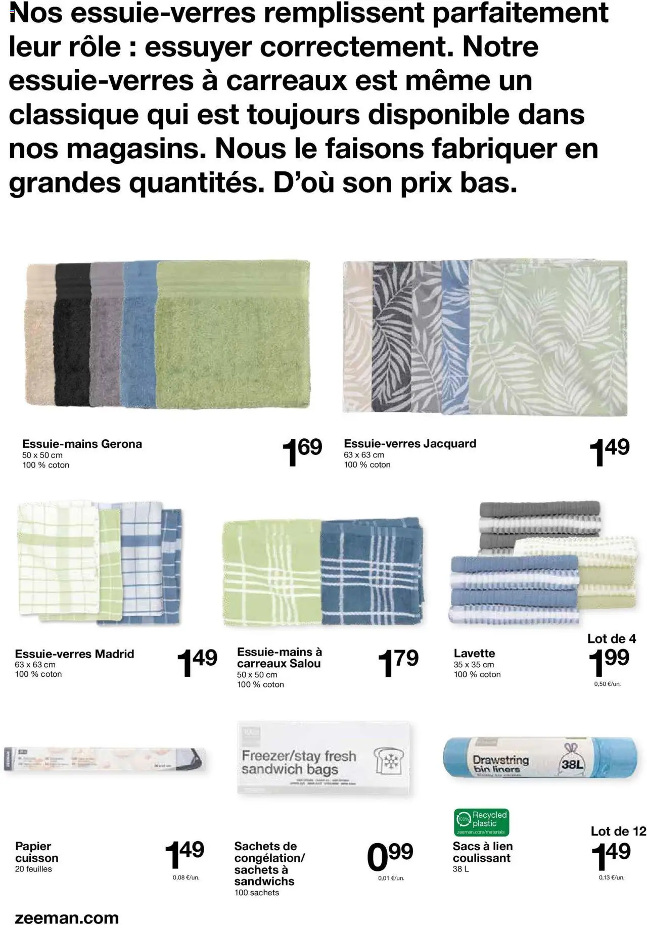  | Page: 18 | Produits: Coton, Sandwich