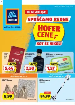 Hofer SI - Katalog - Pregled kataloga iz trgovine Hofer SI, vrijedi od 09.10.2025