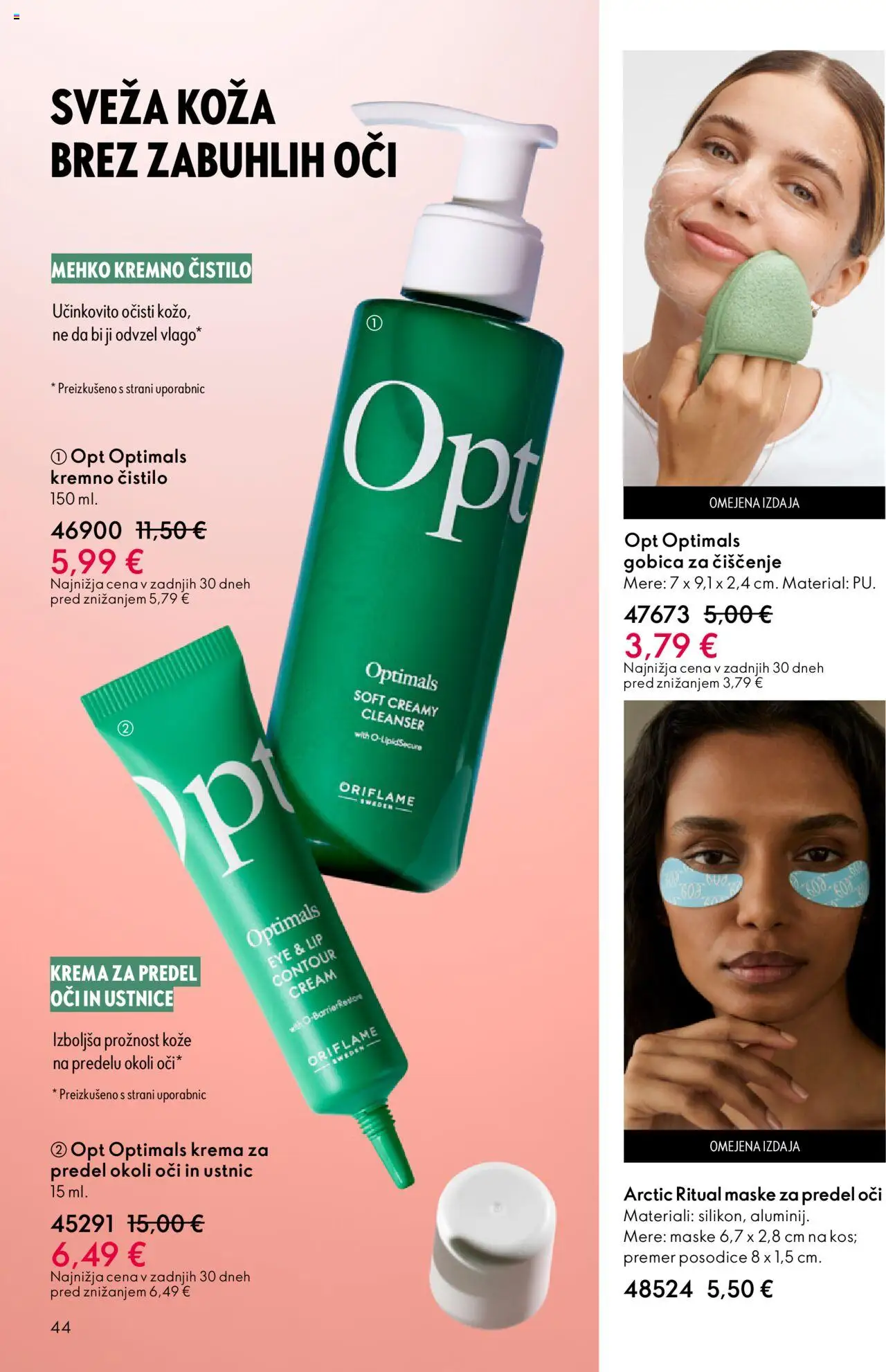 Novi Oriflame katalog ponudbe – veljaven od 14.09.2025 | Stran: 44 | Izdelki: Gobica, Krema