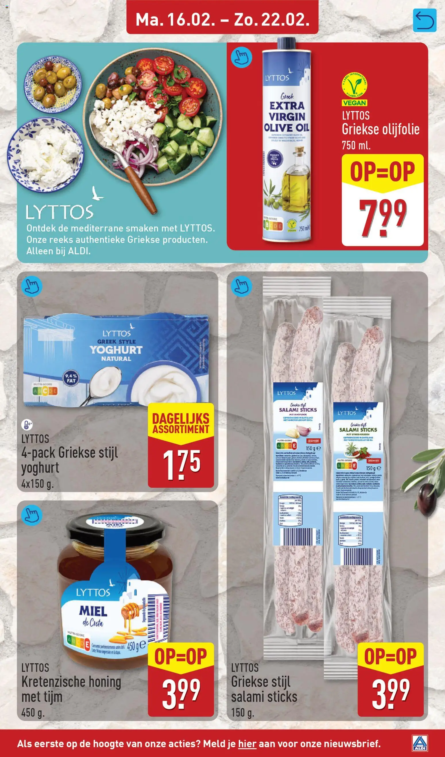 {H1} | Pagina: 25 | Producten: Yoghurt, Olijfolie, La, Knoflook