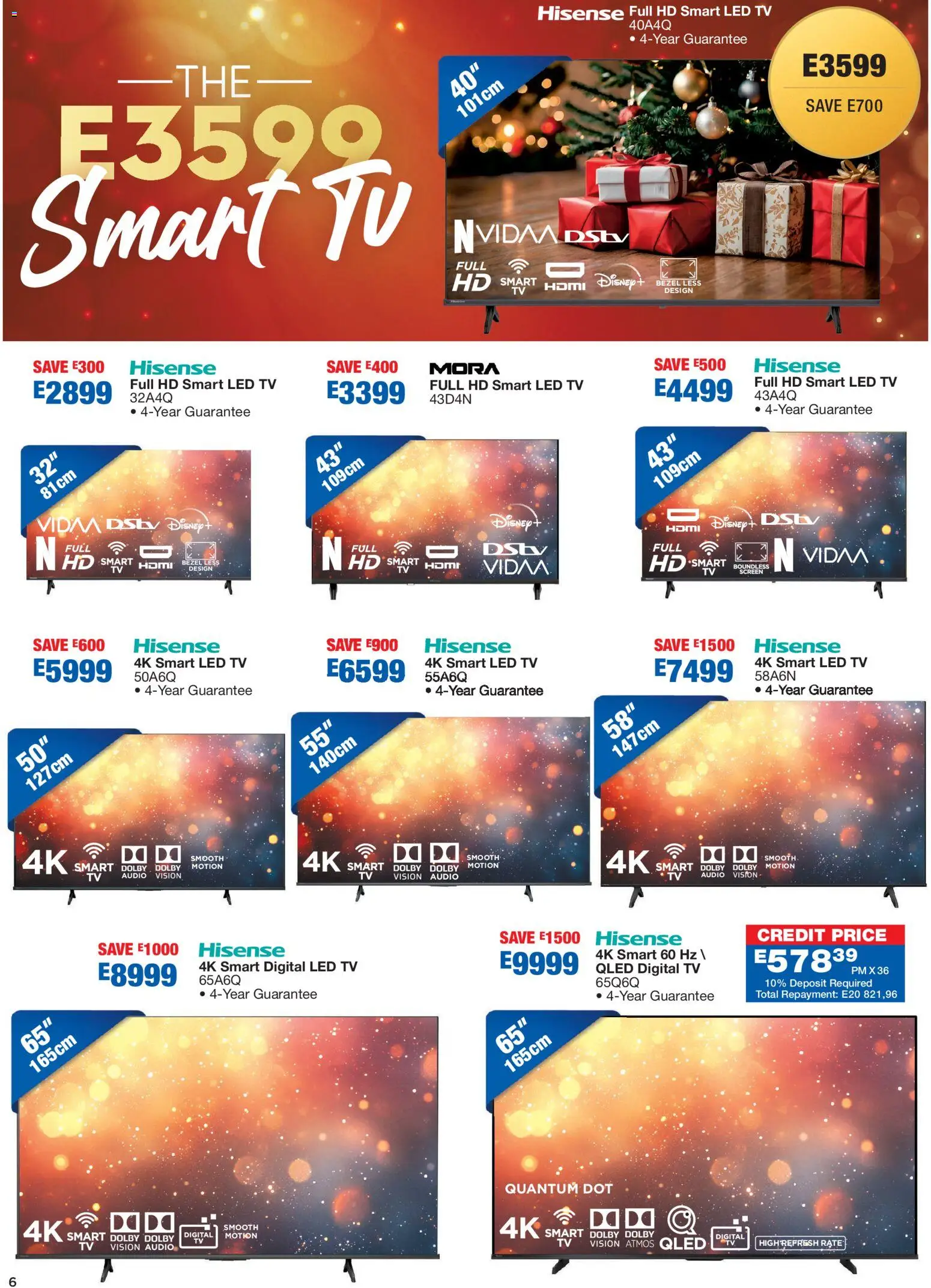 New OK Furniture catalogue – valid from 08.12.2025 | Page: 6 | Products: Audio, TV