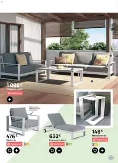 Pré-visualização Leroy Merlin Arquipélago da Madeira Jardim válido de 12.03.2026 | Página: 23 | Produtos: Espreguiçadeira, Mesa