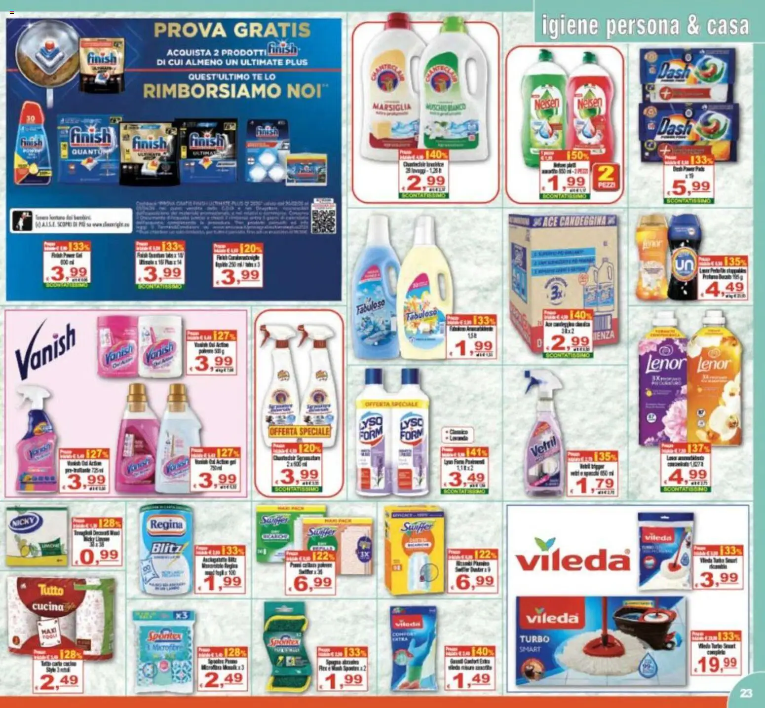 Volantino CTS del 06.03.2026 | Pagina: 23 | Prodotti: Tè, Candeggina, Limone