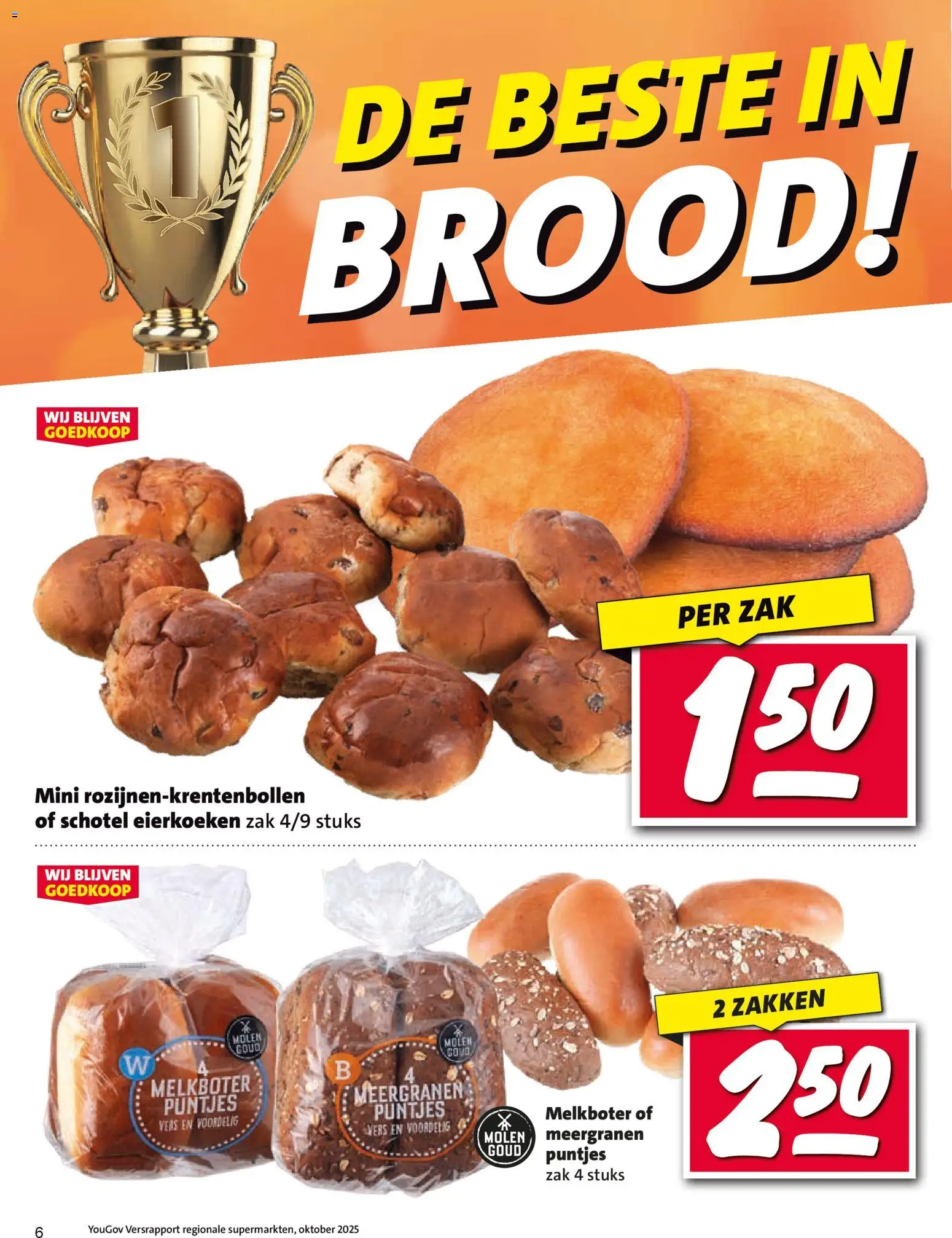 {H1} | Pagina: 6 | Producten: Brood, Zak