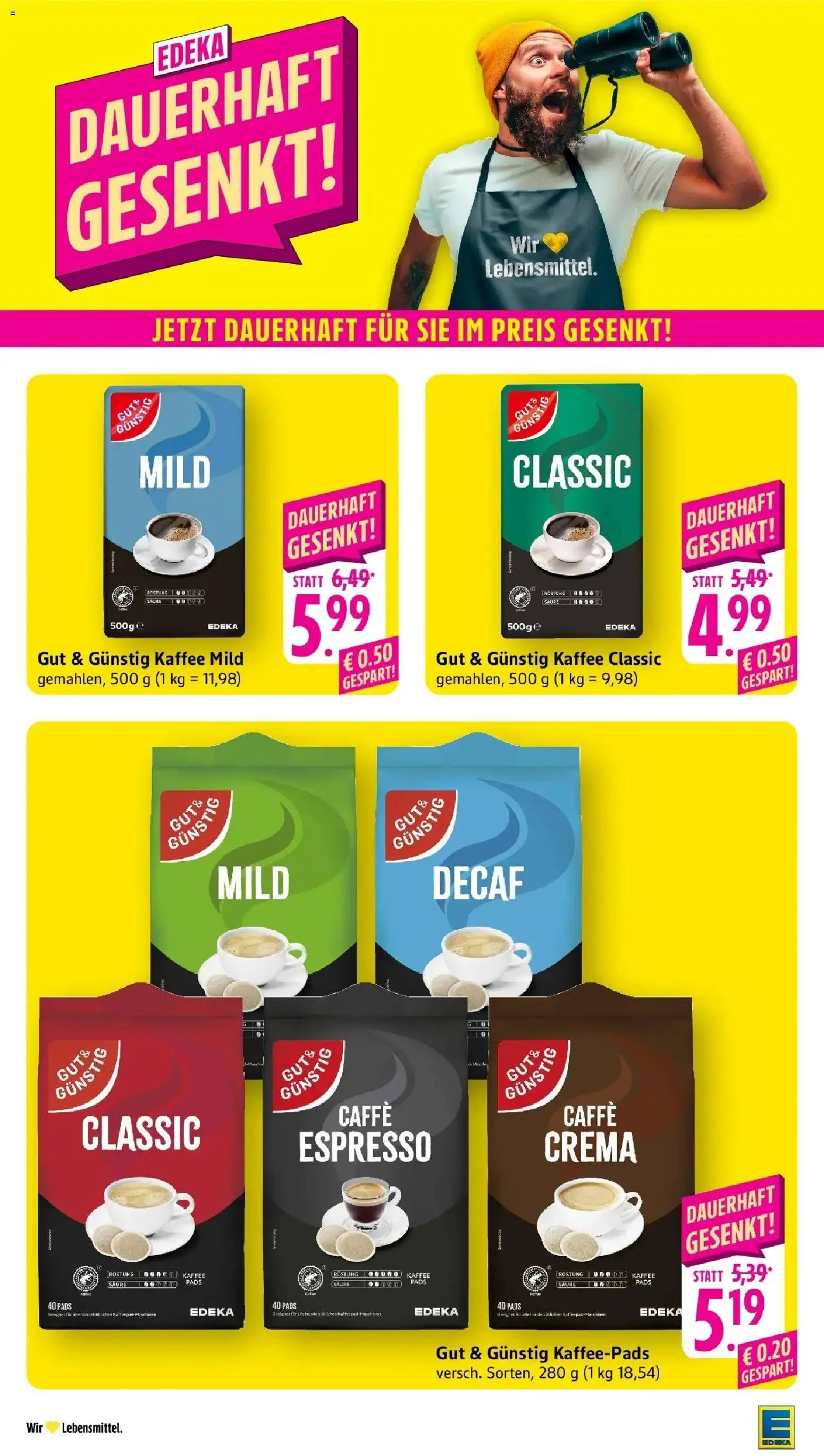 Angebote – gültig ab 16.03.2026 | Seite: 33 | Produkte: Kaffeepads, Kaffee