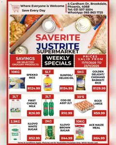 Saverite specials catalogue – valid from 17.11.2025