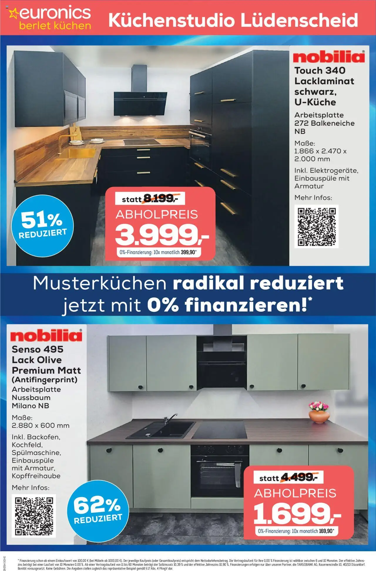 Euronics  Küchenwerbung Berlet - gültig ab dem 14.07.2025 | Seite: 18 | Produkte: Armatur, Kuchen
