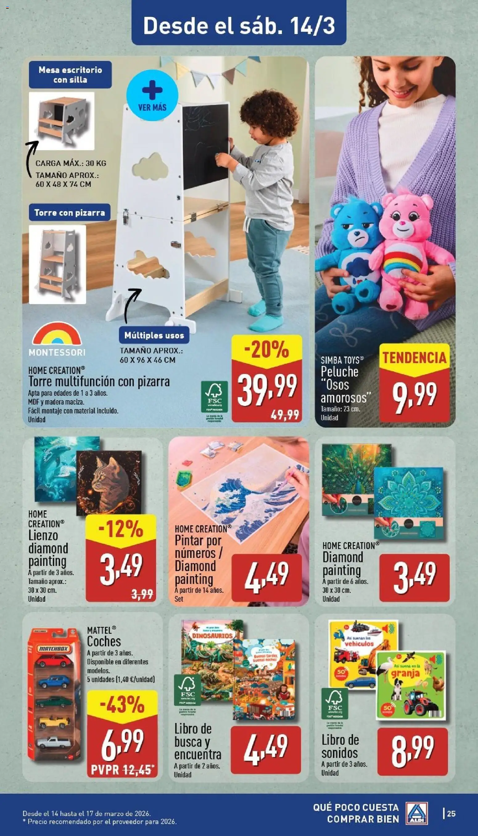 Aldi folleto Baleares │ válido desde el 09.03.2026 | Página: 25 | Productos: Mesa, Silla