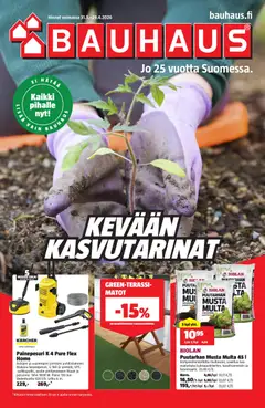 Bauhaus-mainoslehti voimassa 31.03.2026 alkaen