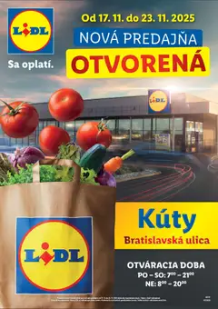 Lidl leták platný od 17.11.2025