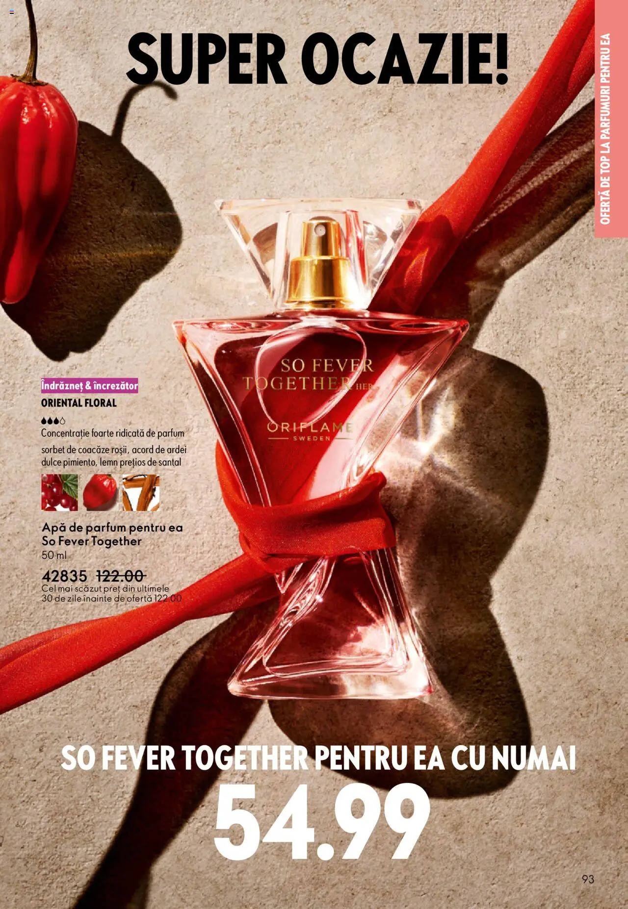 Oriflame catalog 13 2025 – valabil de la 10.09.2025 | Pagină: 93 | Produse: Apă de parfum, Top, Parfum, Apă