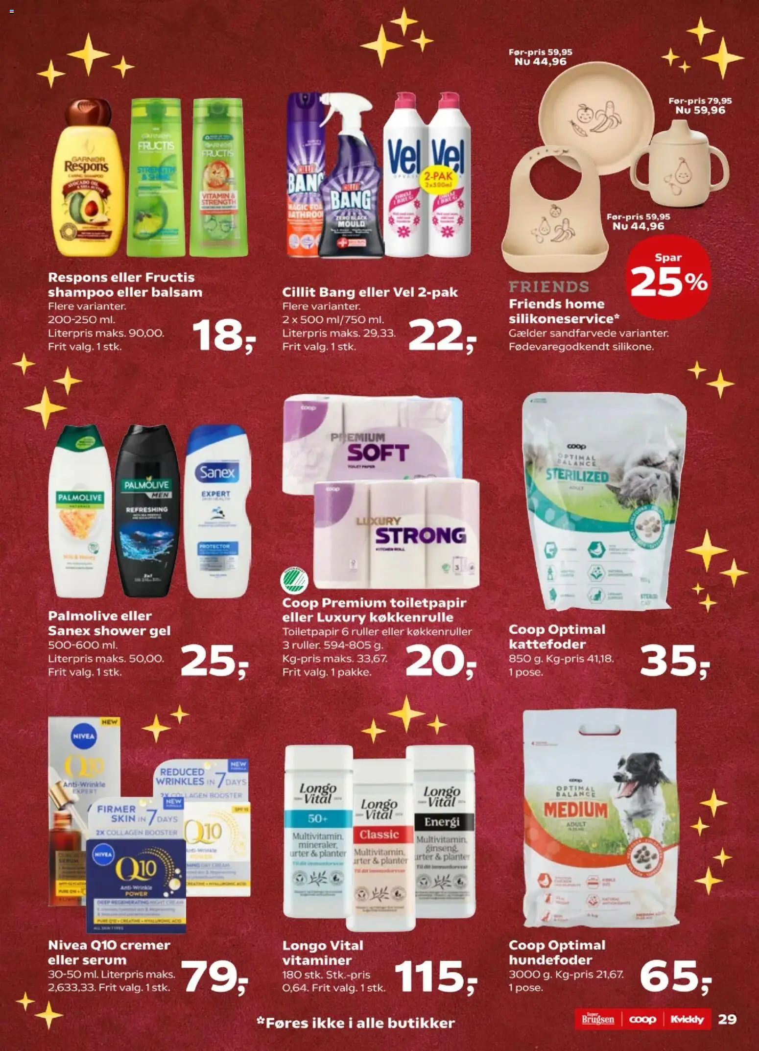Super Brugsen tilbudsavis – gyldig fra 07.11.2025 | Side: 33 | Produkter: Shampoo, Balsam, Kattefoder, Collagen
