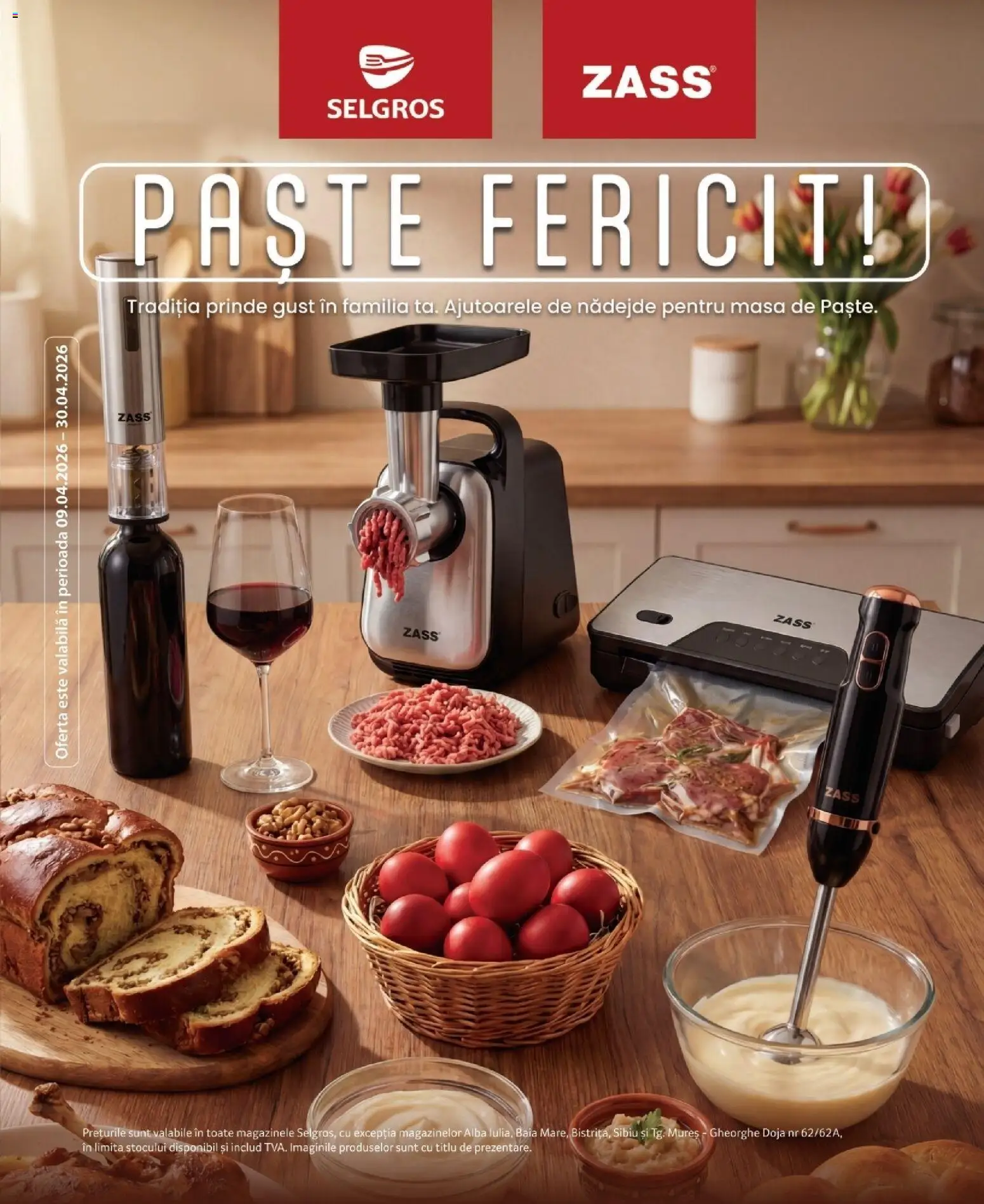 Noul catalog Selgros – valabil de la 09.04.2026 | Pagină: 1 | Produse: Masă, Paste