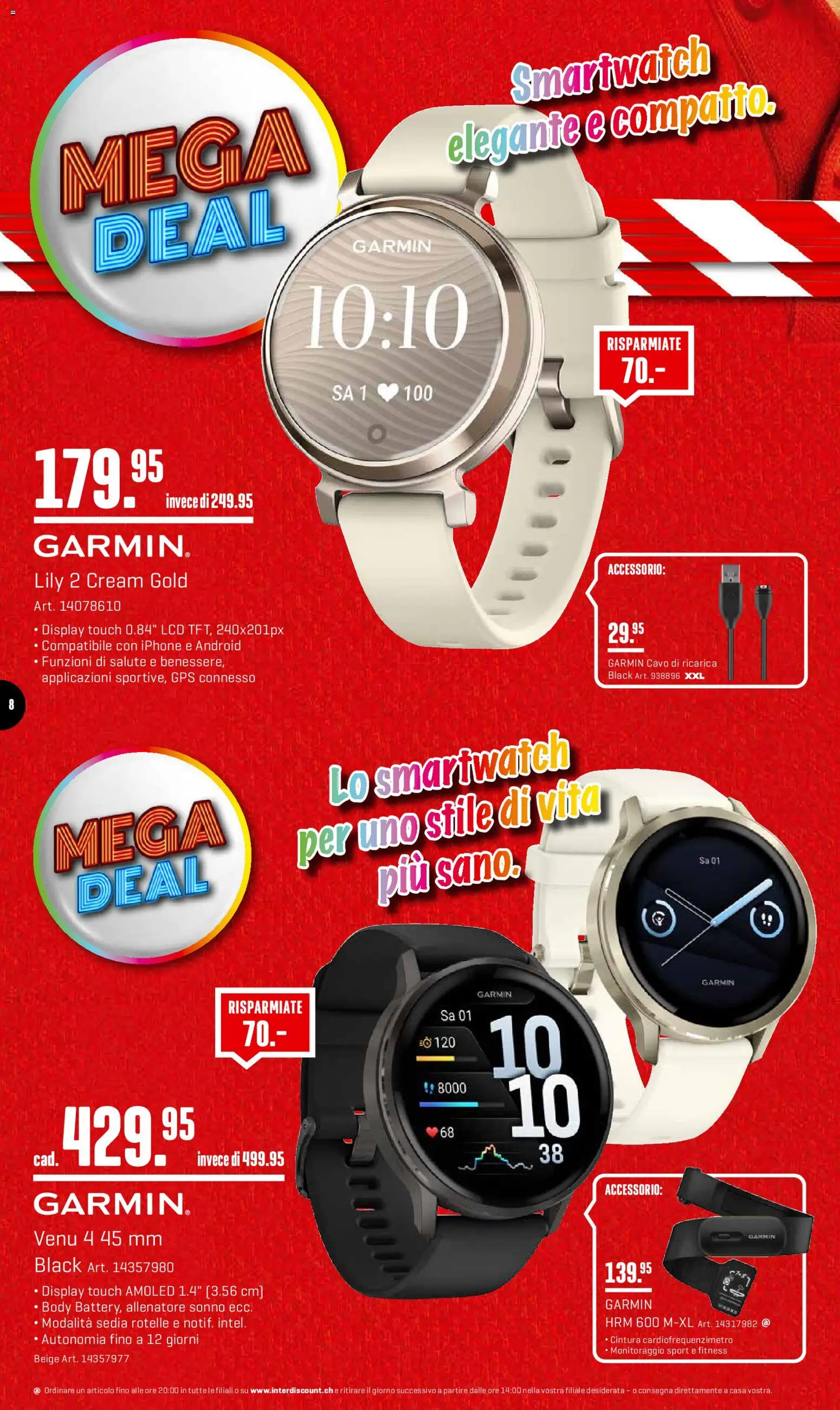 Interdiscount Aktionen IT – gültig ab 26.01.2026 | Seite: 8 | Produkte: Smartwatch, Iphone