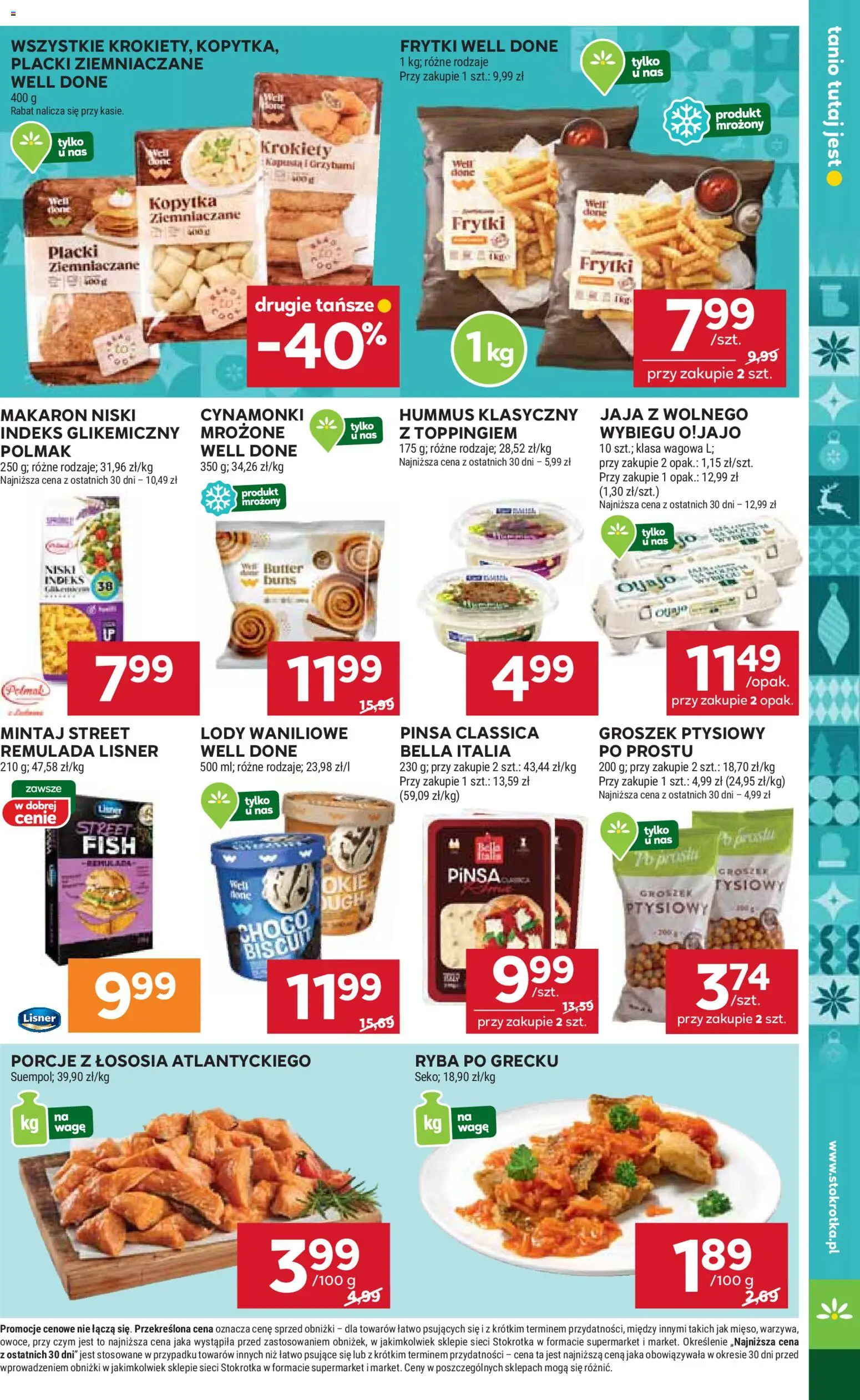 Stokrotka Gazetka od 13.11.2025 | Strona: 33 | Produkty: Groszek, Placki ziemniaczane, Kopytka, Lody