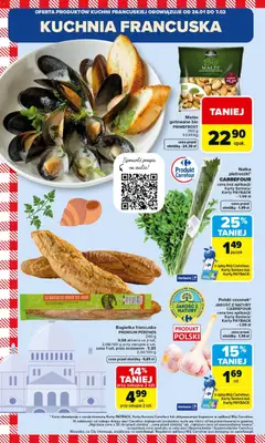 Pogląd oferty "Carrefour Gazetka - Kuchnia Francuska" - ważna od 26.01.2026 | Strona: 12 | Produkty: Karta, Mięso, Bagietka