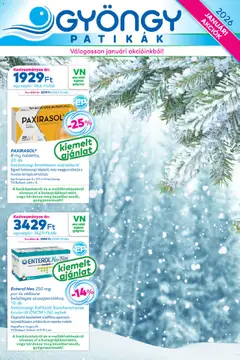 Gyöngy Patikák Akciós újság - amely érvényes a következő dátumtól: 01.01.2026