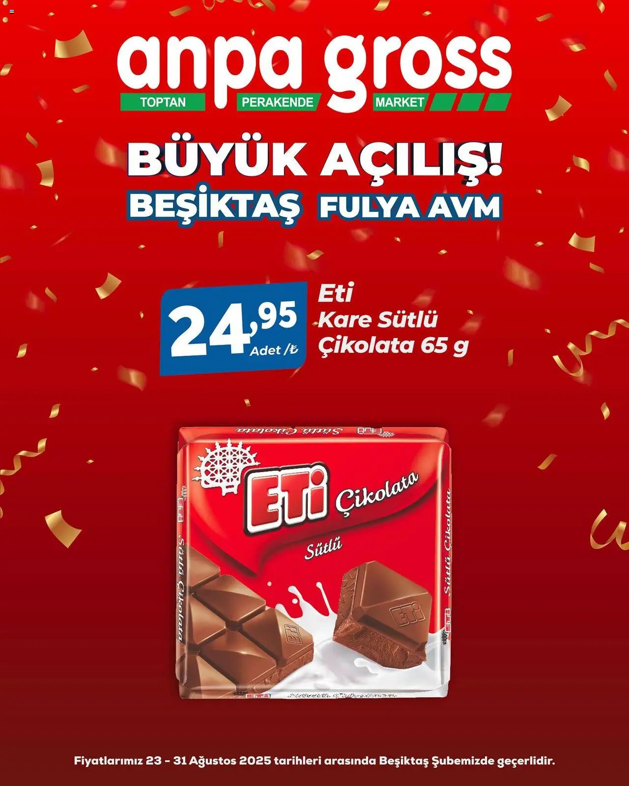 Anpa Gross Büyük Açılış - 23.08.2025 tarihinden itibaren geçerlidir | Sayfa: 66 | Ürünler: Çikolata