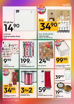 Forhåndsvisning av Gigaboks kundeavis gyldig fra 01.12.2025 | Side: 8 | Produkter: Фотоосвітлення, Servietter, Mouth wash