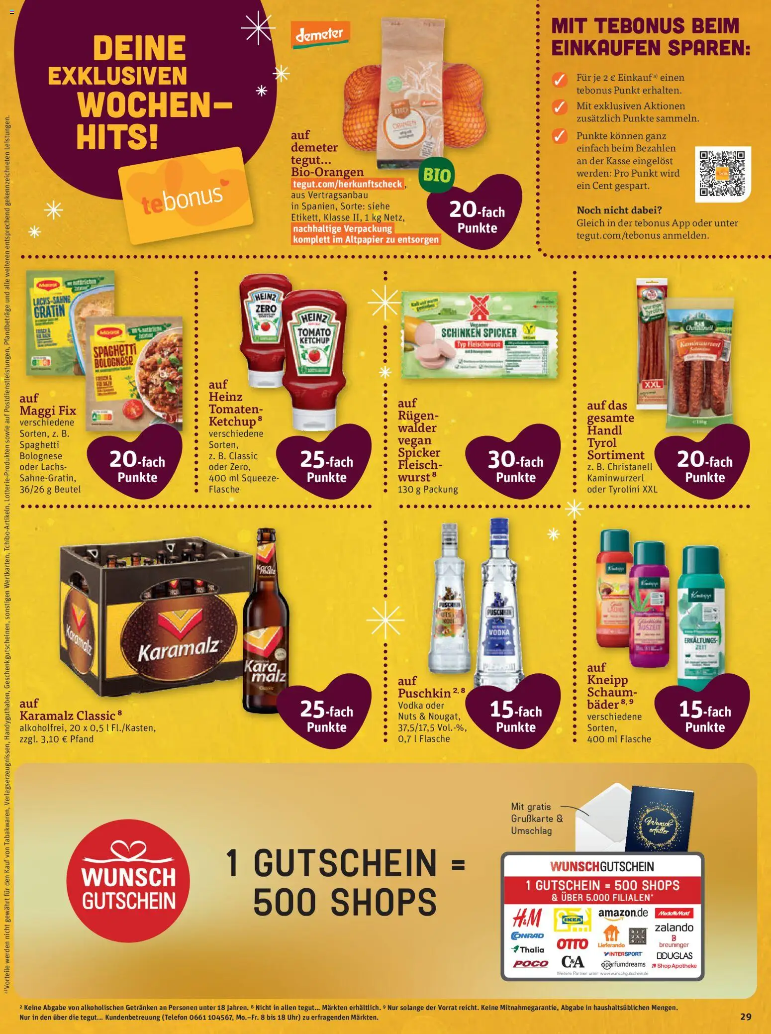 Tegut Prospekt – gültig ab 01.12.2025 | Seite: 31 | Produkte: Maggi, Tomaten, Wurst, Fleisch
