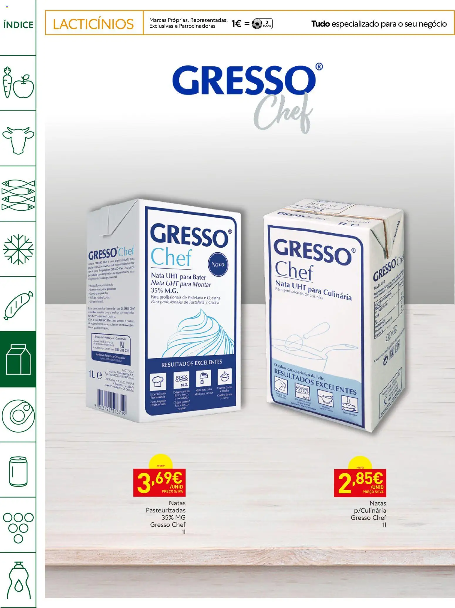 Recheio Horeca Madeira │ válido de 28.04.2026 | Página: 16 | Produtos: Nata, Natas