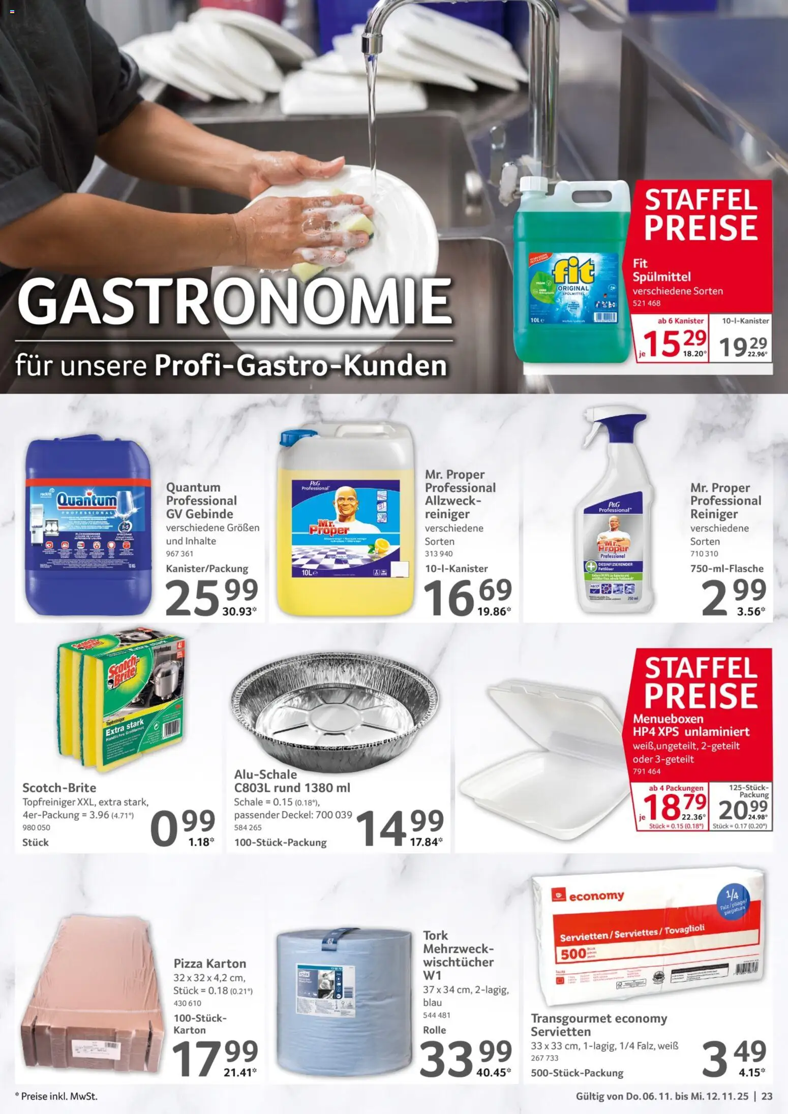 Selgros Prospekt 	 – gültig ab 06.11.2025 | Seite: 23 | Produkte: Pizza