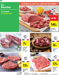  | Page: 28 | Produits: Viande, Basse côte, Viande bovine