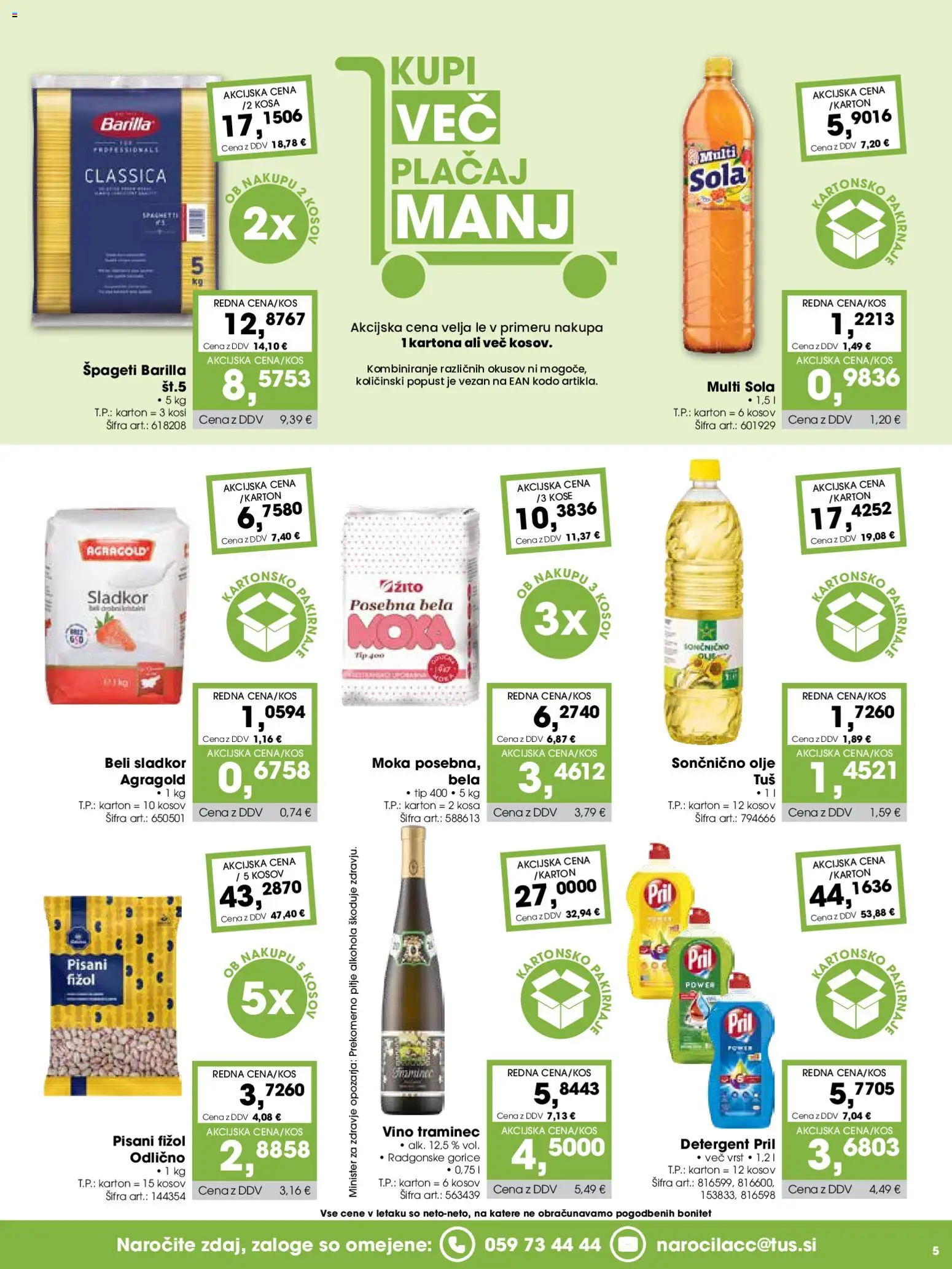 Novi Tuš katalog ponudbe – veljaven od 07.02.2026 | Stran: 5