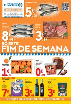 Pré-visualização E.Leclerc Catálogo Fim de Semana válido de 16.01.2026