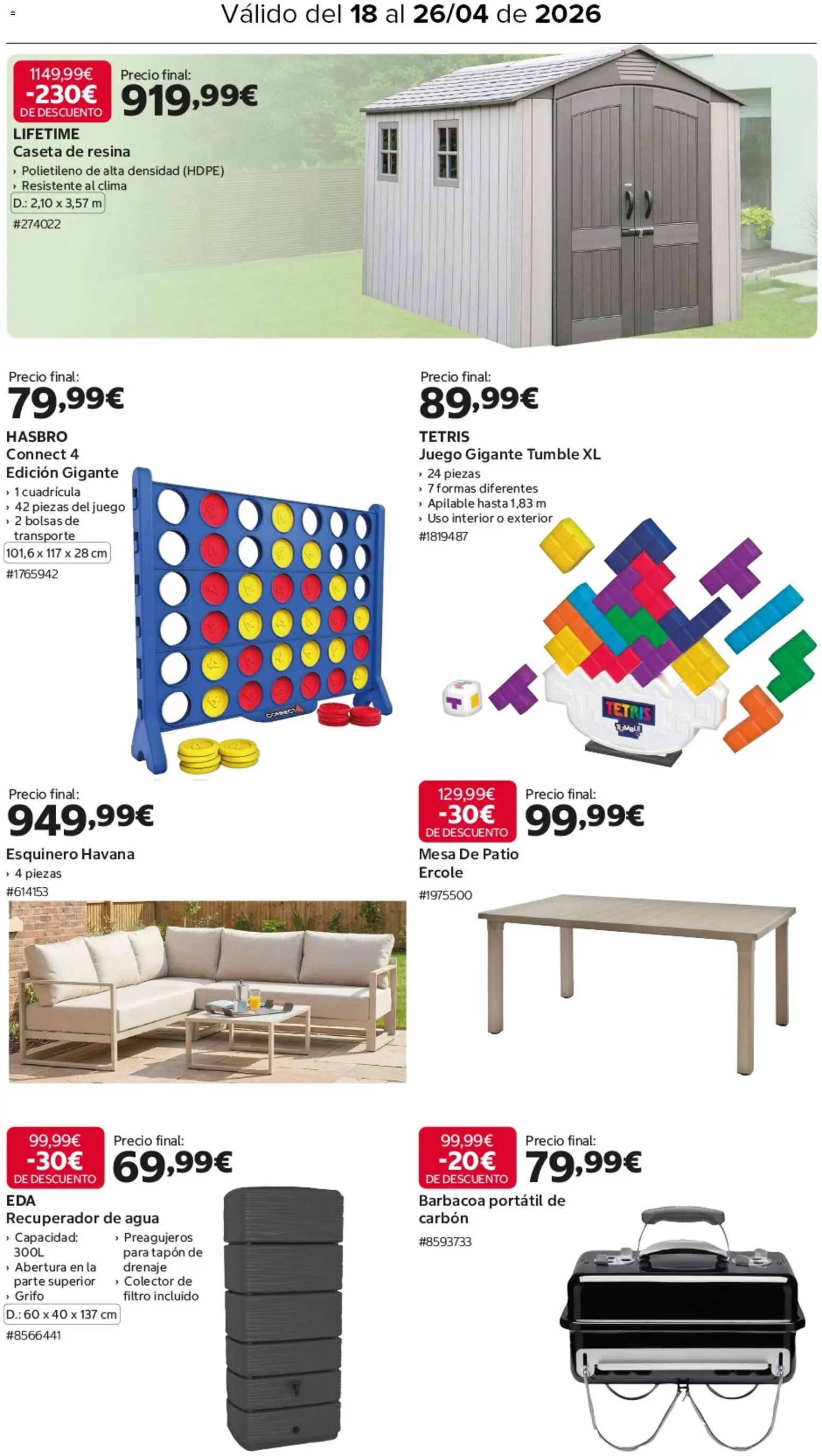 Costco catálogo │ válido desde el 18.04.2026 | Página: 1 | Productos: Barbacoa, Mesa