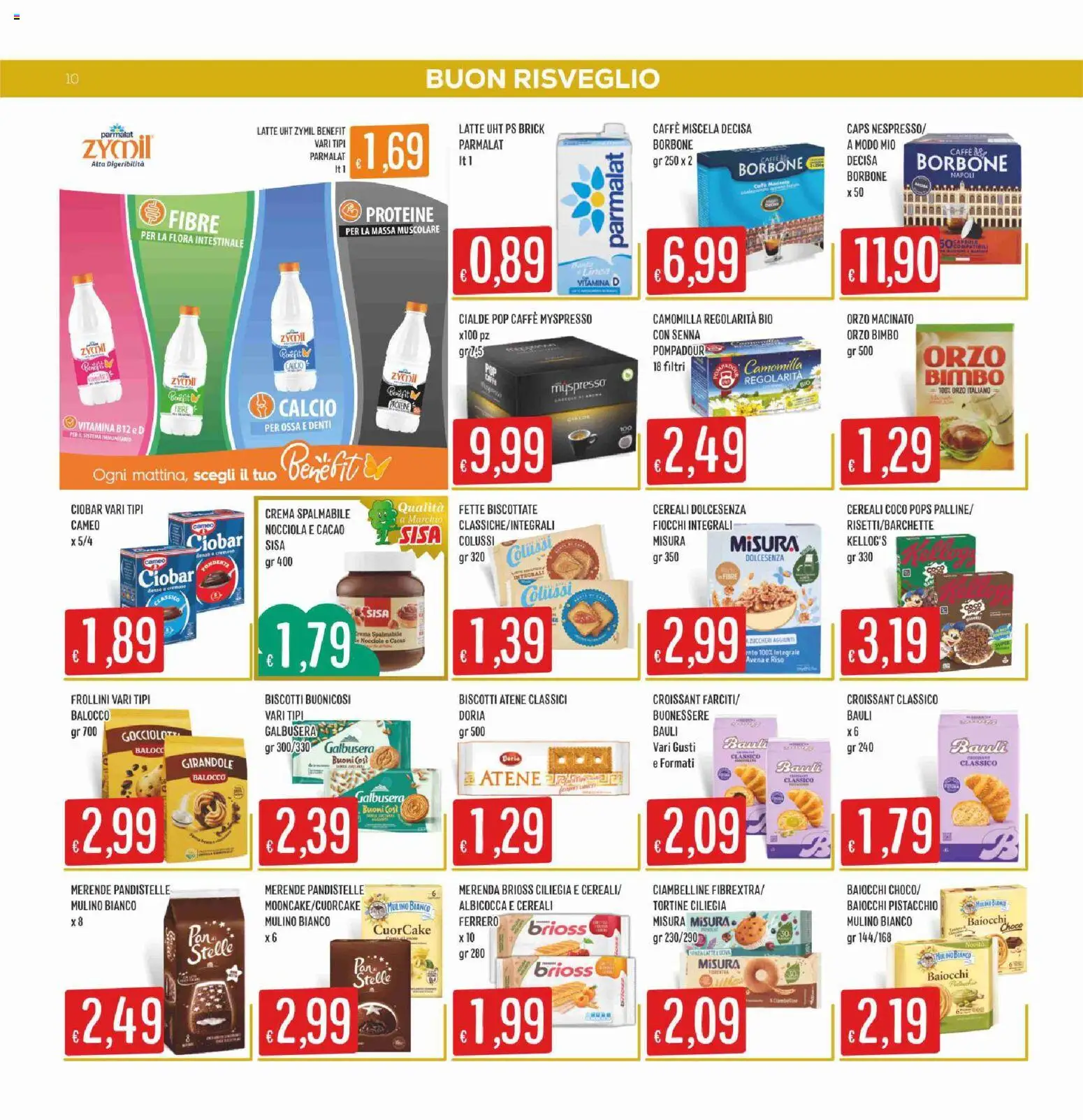 Volantino SISA del 05.03.2026 | Pagina: 10 | Prodotti: Cereali, Biscotti, Fiocchi, Cacao