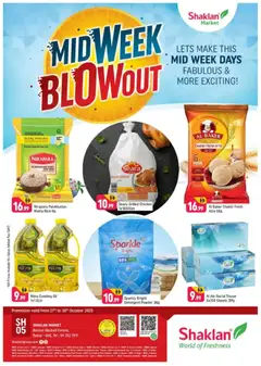 Preview of Shaklan - Midweek Blow Out - Behind Abu Hail Centre valid from 27.10.2025