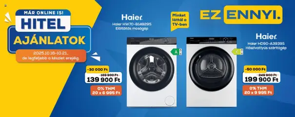 Euronics Akciós újság - amely érvényes a következő dátumtól: 16.10.2025 | Oldal: 3