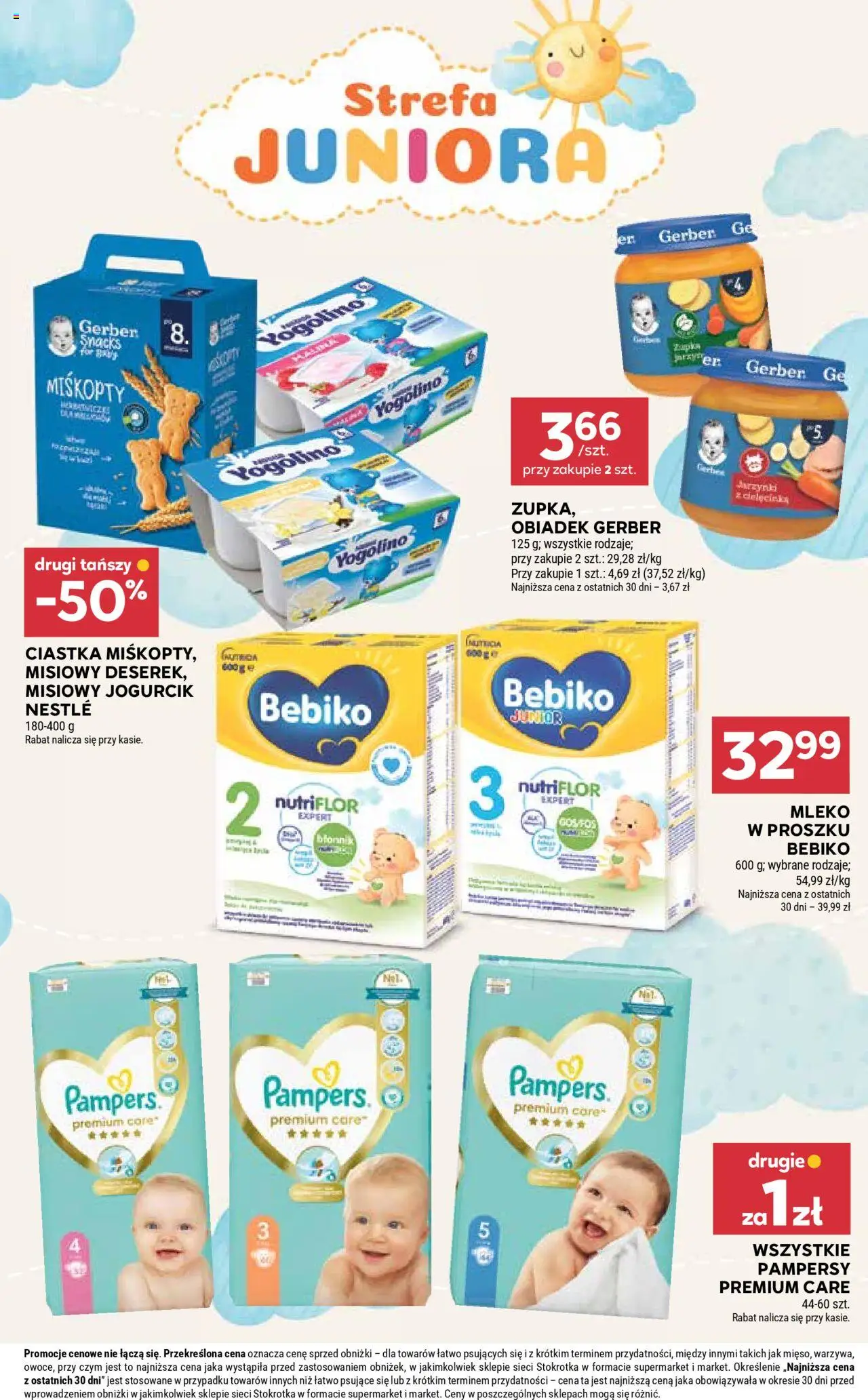 Stokrotka Gazetka - Market od 09.10.2025 | Strona: 28 | Produkty: Stokrotka, Mleko, Ciastka, Pampersy