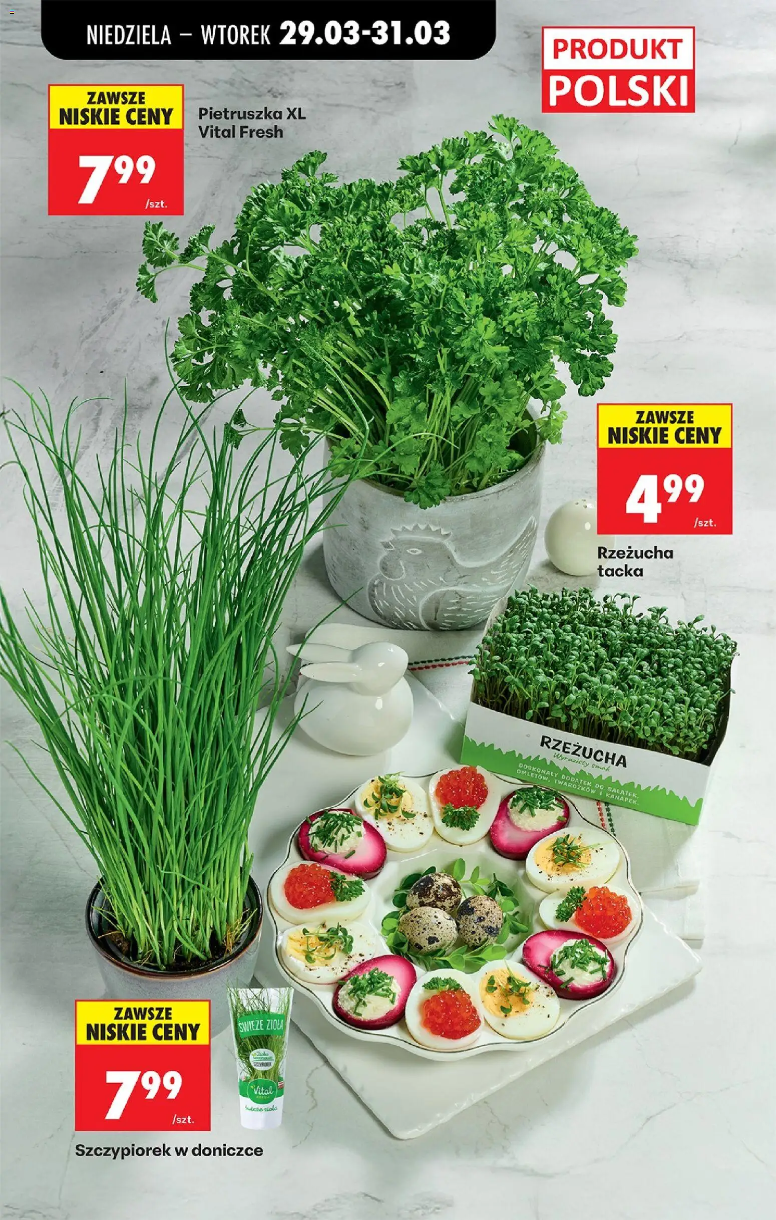 Biedronka gazetka od niedzieli od 29.03.2026 | Strona: 29 | Produkty: Pietruszka, Rzeżucha