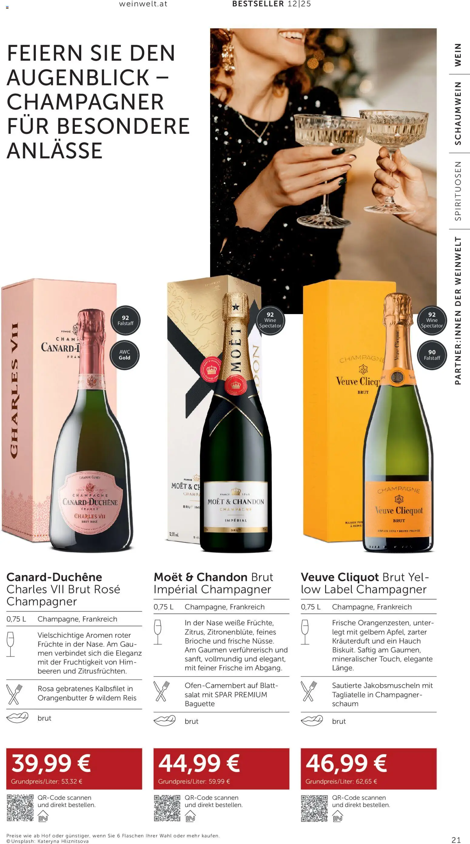 Interspar Wein Welt gültig ab 20.11.2025 | Seite: 21 | Produkte: Nüsse, Jääkaappipakastin, Wein, Reis