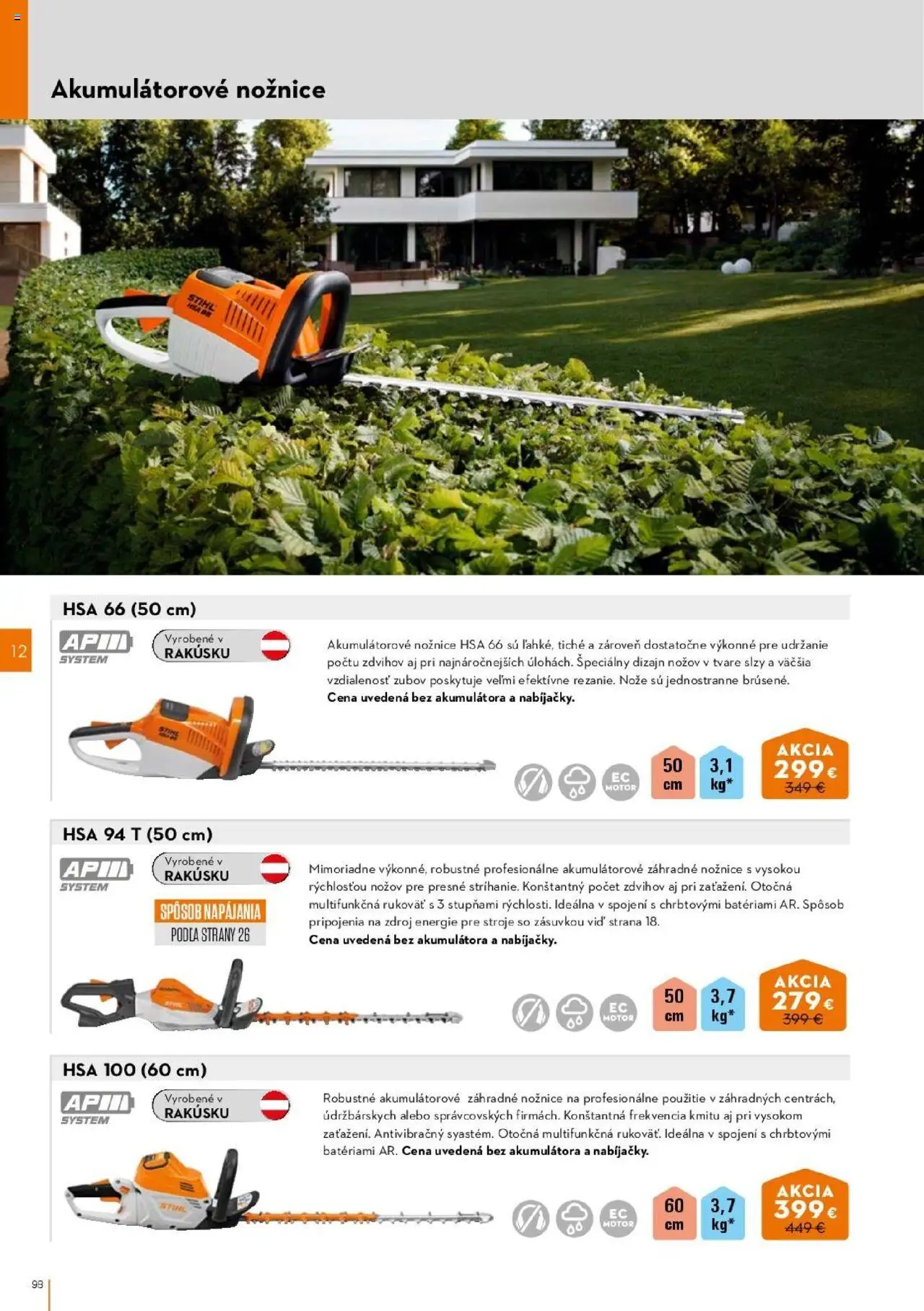 Nové STIHL akcie – leták je platný od 01.04.2025 | Strana: 98
