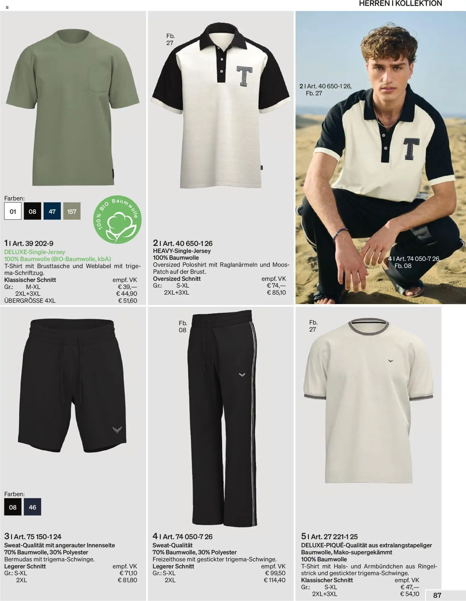 Trigema Prospekt – gültig ab 01.02.2026 | Seite: 87 | Produkte: Poloshirt